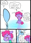  child comic crying duo earth_pony equine eyes_closed feral friendship_is_magic hair horn horse mammal metal_(artist) my_little_pony pony professor_starflare_(metal) simple_background sitting tears unicorn young 