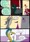  armor building castle changeling comic discord_(mlp) draconequus equine friendship_is_magic group hair horn horse mammal metal_(artist) my_little_pony pony queen_chrysalis_(mlp) royal_guard_(mlp) sculpture statue wings 