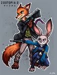  2017 anthro canine clothed clothing disney female fox fur judy_hopps lagomorph male mammal nick_wilde rabbit thelivingshadow zootopia 