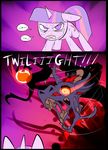  comic cutie_mark duo equine friendship_is_magic glowing glowing_eyes hair horn mammal metal_(artist) my_little_pony scratches skull tired twilight_sparkle_(mlp) unicorn 