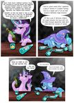  2017 blush bottle comic dialogue drunk english_text equine female friendship_is_magic horn mammal my_little_pony starlight_glimmer_(mlp) texasuberalles text trixie_(mlp) unicorn 