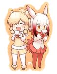  ^_^ alpaca_ears alpaca_suri_(kemono_friends) alpaca_tail animal_ears bangs beige_footwear beige_shorts beige_vest bird_tail bird_wings black_footwear blonde_hair blunt_bangs blush boots buttons chibi closed_eyes cup drinking expressionless eyebrows_visible_through_hair eyelashes frilled_sleeves frills full_body fur-trimmed_boots fur-trimmed_sleeves fur_collar fur_trim gloves gradient_hair gradient_ribbon hair_bun hair_ornament hair_over_one_eye hair_ribbon head_wings hitec holding holding_cup japanese_crested_ibis_(kemono_friends) japari_symbol jitome kemono_friends long_sleeves mary_janes multicolored multicolored_background multicolored_hair multiple_girls neck_ribbon no_nose open_mouth orange_background pantyhose pleated_skirt red_gloves red_hair red_legwear red_ribbon red_skirt ribbon shirt shoe_ribbon shoes short_hair short_hair_with_long_locks sidelocks simple_background skirt smile standing swept_bangs tail teacup tress_ribbon two-tone_background two-tone_hair vest white_background white_hair white_legwear white_ribbon white_shirt wide_sleeves wings yellow_eyes yellow_ribbon |d 