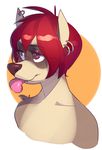  ambiguous_gender anthro canine ear_piercing fur hair mammal nude piercing polywomple solo tongue tongue_out 