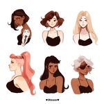  6girls alternate_hairstyles character_request multiple_girls overwatch tagme 