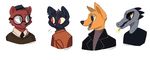  alligator angus_(nitw) bea_(nitw) bear canine cat crocodilian feline fox gregg_(nitw) mae_(nitw) mammal night_in_the_woods reptile scalie soyyemilk 