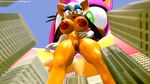  3d_(artwork) amy_rose anthro big_breasts breasts digital_media_(artwork) female first_person_view macro nude pussy rouge_the_bat sonic_(series) source_filmmaker telehypnotic 