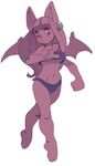  anthro bat blush breasts clothed clothing ear_piercing female hair looking_at_viewer mammal piercing polywomple solo under_boob wings 