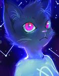  blue_fur cat feline female fur lilibombe mae_(nitw) mammal night_in_the_woods pink_eyes solo star 