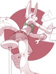  anthro clothed clothing female looking_at_viewer polywomple red_theme scalie sitting solo tools wrench 