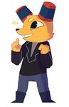  asriee canine cup fox gregg_(nitw) male mammal night_in_the_woods solo 