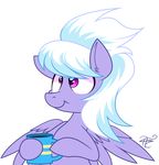  alpha_channel cloud_chaser_(mlp) equine female friendship_is_magic hair mammal my_little_pony pegasus purple_eyes solo wildberry-poptart wings 