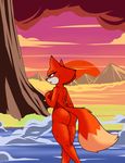  big_butt butt canine dreamcastzx1 female fox foxy_roxy huge_butt mammal tight_swimsuit 