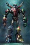  gattai golion_(mecha) highres hyakujuu-ou_golion lion mecha realistic redesign robot_animal science_fiction super_robot vshen watermark web_address 