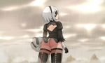  1girl character_request neir nier_(series) nier_automata solo tagme 