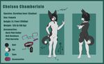  &lt;3 2017 anthro barrette bone canine chelsea_chamberlain chibi collar dog female fuzzywuff karelian_bear looking_at_viewer mammal model_sheet pads_(disambiguation) pawpads paws solo usb usb_necklace 