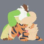  arcanine balls canine chesnaught chobin interspecies male male/male mammal nintendo penis pok&eacute;mon video_games 