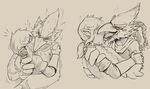  2017 anthro breath_of_the_wild daftpatriot humanoid hylian kissing link male male/male nintendo rito teba_(zelda) the_legend_of_zelda video_games 