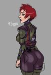  android artificial_intelligence elsa_watson_(oc) fallout fanfiction machine mrscrambled not_furry robot traditional_media_(artwork) unfinished vault_suit video_games 