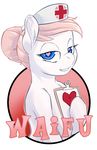  &lt;3 &lt;3_eyes + 2017 blue_eyes clipboard equine female friendship_is_magic hobbes_maxwell horse mammal my_little_pony nurse nurse_redheart_(mlp) pony solo waifu 