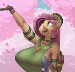  anthro big_breasts blue_eyes breasts equine female fluttershy_(mlp) friendship_is_magic hair huge_breasts kevinsano long_hair mammal my_little_pony pegasus pink_hair smile solo wings 