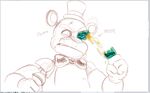  alcohol angry animatronic bear beer beverage blubot five_nights_at_freddy&#039;s freddy_(fnaf) hat machine mammal robot sketch top_hat video_games 