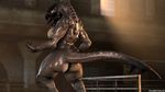  2017 3d_(artwork) breasts butt claws digital_media_(artwork) female graboid hi_res nude planetmojo solo source_filmmaker thresher tongue tremors 