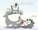  agent_classified anthro balls bear canine corporal_the_polar_bear duo humanoid_penis madagascar male male/male mammal penis polar_bear the_penguins_of_madagascar uncut wolf x-zudomon 