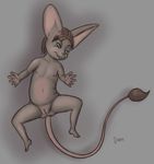  anthro blue_eyes cub danslittlefurs female mammal mouse nipples presenting pussy rodent simple_background young 