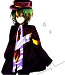  angel_beats! coat green_hair hat naoi_ayato uniform 