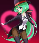  alternate_costume alternate_hairstyle bad_id bad_pixiv_id boots breasts gloves green_eyes green_hair hair_ribbon hat hatsune_miku leotard long_hair magician magician_(module) medium_breasts miracle_paint_(vocaloid) pantyhose ponytail project_diva project_diva_(series) ribbon shuuhei_(shoohey) solo thigh_boots thighhighs tuxedo very_long_hair vocaloid 