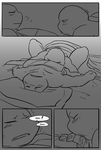  bed bedding blanket blush comic cum leonardo_(tmnt) male male/male oral penis pillow raphael_(tmnt) reptile scalie sneefee teenage_mutant_ninja_turtles text turtle 