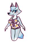  &lt;3 2017 alpha_channel animal_crossing anthro armpit_hair armpits badassbaal blue_eyes blush breasts canine clothed clothing female fur grey_fur hi_res mammal nintendo simple_background solo transparent_background tuft video_games villager_(animal_crossing) whitney_(animal_crossing) wolf 
