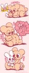  &gt;_&lt; &lt;3 2016 ambiguous/ambiguous ambiguous_gender animate_inanimate anthro bear blush chibi cute english_text japanese_text lagomorph living_plush living_toy mammal motion_lines nude plush_vore plushie rabbit simple_background smile stitches stuffing tag teddy_bear text transformation translation_request vore おばけ 