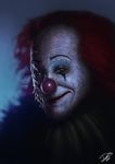  clown disse86 it male monster nightmare_fuel not_furry pennywise_the_dancing_clown smile solo teeth 