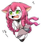  artist_request cat cat_busters character_request furry green_eyes long_hair open_mouth pink_hair 