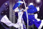 arjuna_(fate/grand_order) arrow bare_shoulders black_eyes black_hair bow_(weapon) dark_skin dark_skinned_male drawing_bow fate/grand_order fate_(series) gloves holding holding_arrow holding_bow_(weapon) holding_weapon indian_clothes male_focus pelvic_curtain quiver ronopu solo sphere weapon white_gloves 