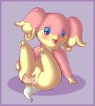  audino blue_eyes blush cum disembodied_penis female male nintendo nude penis pok&#233;mon pokemon pussy sex sitting straight tabunne unknown_artist video_games zanthia 