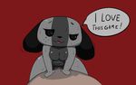  animate_inanimate anthro black_nose breasts canine dog duo english_text female human human_on_anthro interspecies looking_at_viewer male male/female mammal nintendo nintendo_switch nipples nude penetration pussy sex short_stack simple_background solo_focus sweat switch_dog text unknown_artist vaginal vaginal_penetration video_games 