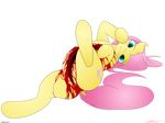  2017 absurd_res alpha_channel anus blood blush cutie_mark dismemberment dock earth_pony edit equine feral fluttershy_(mlp) friendship_is_magic gore hi_res horse looking_at_viewer mammal my_little_pony pony pussy pyravia_(artist) simple_background smile solo transparent_background 