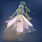  2017 4_arms anthro bouquet breasts bride clothing digital_media_(artwork) dress female flower food fruit ghost ghost_tail humanoid looking_at_viewer mindy_(screwroot) multi_arm multi_limb not_furry ornament petal_dress pinup plant pose simple_background solo spirit text veil wedding_dress znhc 