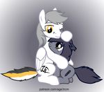  age3rcm animated cuddling equine fan_character feral friendship_is_magic hooves horse mammal my_little_pony pony simple_background 