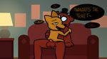  anal anal_penetration angus_(nitw) anthro balls bear canine dialogue fox gregg_(nitw) male male/male mammal night_in_the_woods penetration penis sex sinjimi 