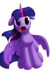  equine eyelashes feathers female feral friendship_is_magic fur hair hooves horn mammal my_little_pony nadnerbd open_mouth purple_eyes purple_feathers purple_fur purple_hair solo teeth tongue twilight_sparkle_(mlp) winged_unicorn wings 