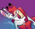  bed disney judy_hopps nameless_lewder nick_wilde nude open_mouthed precum pussy sex zootopia 