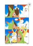  &lt;3 2015 anthro blush braixen brown_fur canine comic cute duo eyelashes female flower fox fur hedgehog kissing male mammal nervous nintendo plant pok&eacute;mon quilladin red_fur standing stick sweat tree video_games winick-lim yellow_fur 