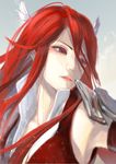  absurdres fire_emblem fire_emblem:_kakusei highres long_hair looking_away red_eyes red_hair solo tiamo yuuki_(yuki970620) 