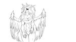  amethystdust_(character) animated anthro breasts cleavage clothed clothing dragon female greyskee looking_at_viewer smile solo wings 