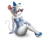  a_wasted_mind bianka bianka_(character) breasts disney female mammal miss_kitty_mouse mouse plain_background rodent solo the_great_mouse_detective white_background 