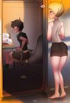  2boys anal ass blush computer male_focus masturbation multiple_boys naughty_face ra4s sex_toy sitting smile yaoi 