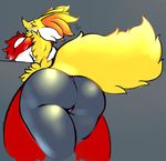  2017 anthro anthrofied back_boob beauty_mark bedroom_eyes big_breasts big_butt breasts butt canine clothed clothing delphox ear_tuft female fox fur half-closed_eyes hi_res huge_breasts huge_butt looking_at_viewer looking_back mammal mole_(marking) moth_(artist) multicolored_fur nintendo orange_eyes partially_clothed pok&eacute;mon pok&eacute;morph rear_view seductive smile solo thick_thighs thong topless tuft underwear video_games wide_hips 